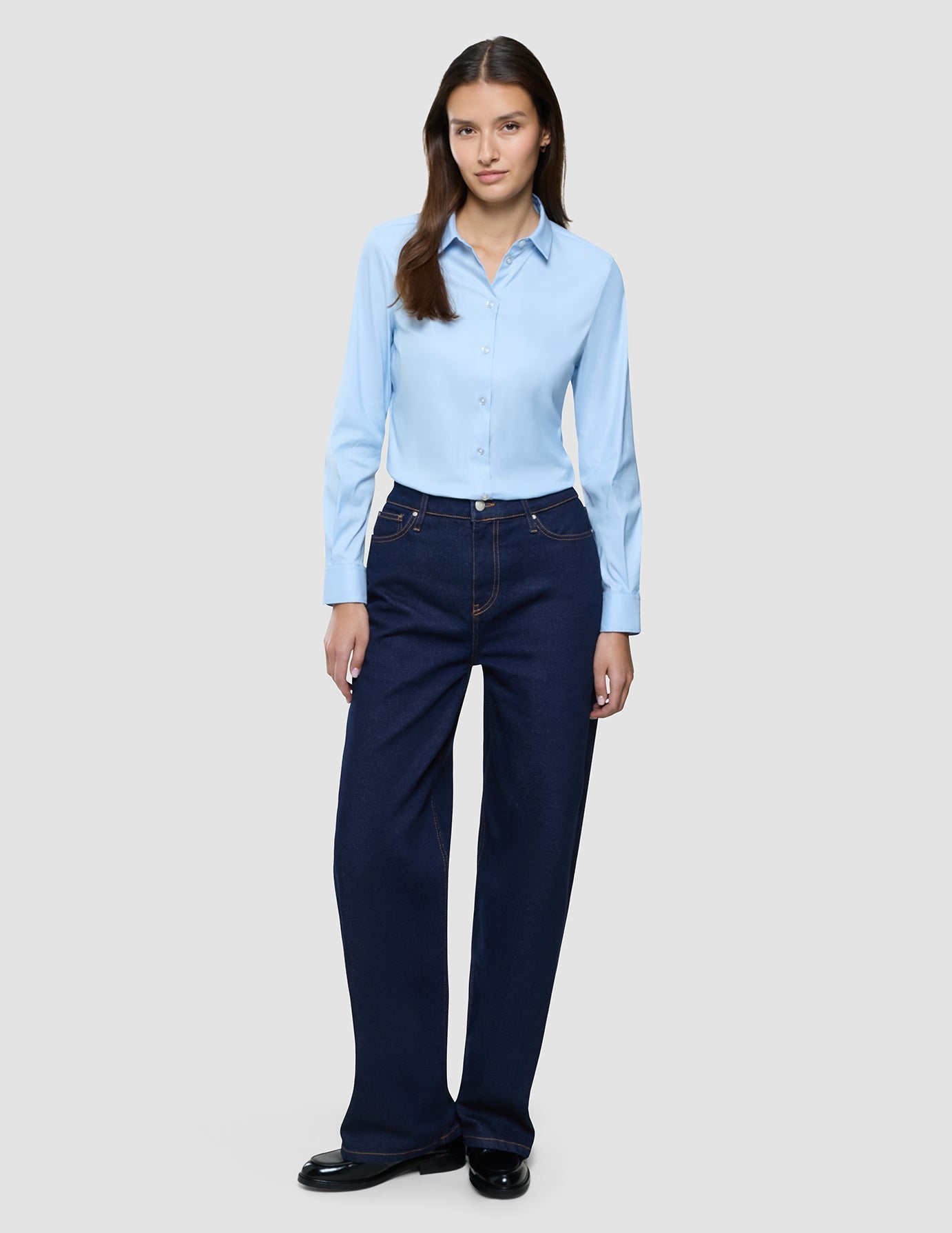 Women's Classic Jeans Relaxed Dark Blue